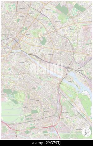 Oberbaum Bridge, DE, Deutschland, Berlin, N 52 30' 6'', N 13 26' 43'', Karte, Cartascapes Map, veröffentlicht 2024. Erkunden Sie Cartascapes, eine Karte, die die vielfältigen Landschaften, Kulturen und Ökosysteme der Erde enthüllt. Reisen Sie durch Zeit und Raum und entdecken Sie die Verflechtungen der Vergangenheit, Gegenwart und Zukunft unseres Planeten. Stockfoto