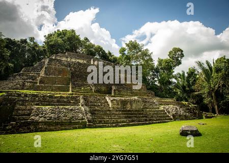 Lamanai, Maya-Ruinen in Belize Stockfoto