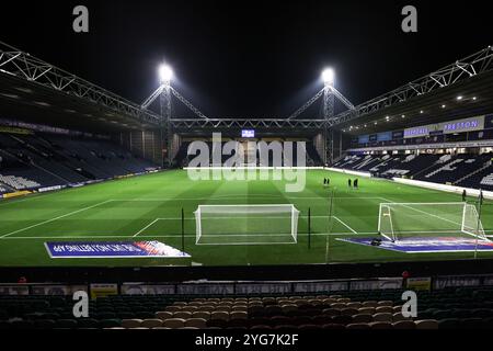 Preston, Großbritannien. November 2024. Eine allgemeine Ansicht von Deepdale vor dem Sky Bet Championship Match Preston North End gegen Sunderland in Deepdale, Preston, Vereinigtes Königreich, 6. November 2024 (Foto: Alfie Cosgrove/News Images) in Preston, Vereinigtes Königreich am 6. November 2024. (Foto: Alfie Cosgrove/News Images/SIPA USA) Credit: SIPA USA/Alamy Live News Stockfoto