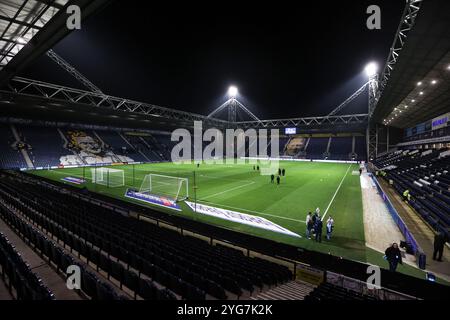 Preston, Großbritannien. November 2024. Eine allgemeine Ansicht von Deepdale vor dem Sky Bet Championship Match Preston North End gegen Sunderland in Deepdale, Preston, Vereinigtes Königreich, 6. November 2024 (Foto: Alfie Cosgrove/News Images) in Preston, Vereinigtes Königreich am 6. November 2024. (Foto: Alfie Cosgrove/News Images/SIPA USA) Credit: SIPA USA/Alamy Live News Stockfoto