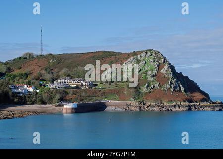 Bonne Nuit and Bay, St. John, Jersey, Kanalinseln Stockfoto