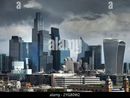 Großbritannien, England, London, City Skyline von Tate MOdy Stockfoto