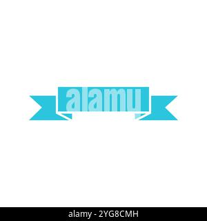 Menüband-Symbol. Isoliert auf weißem Hintergrund. Aus blauer Symbolgruppe. Stock Vektor