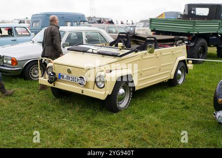 Iserlohn Gruermannscheide, NRW, Deutschland. Juli 2024. Volkswagen Typ 181 Stockfoto