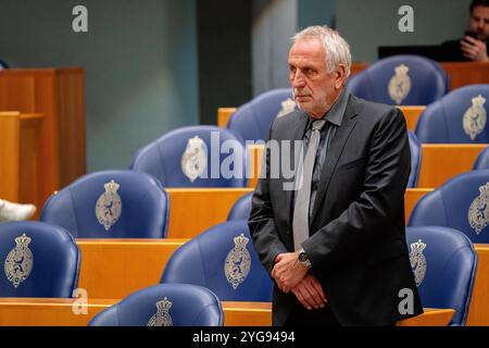 01 02 2024 Dutch Tweede Kamer Plenardebatte DEN HAAG, NIEDERLANDE - 1. FEBRUAR: Harm Holman NSC während der Plenardebatte im Tweede Kamer am 1. Februar 2024 in den Haag Tweede Kamer Niederlande den Haag Tweede Kamer Niederlande Inhalte können nicht direkt oder indirekt über Dritte weiterverbreitet werden. Copyright: XJohnxBeckmannx Stockfoto