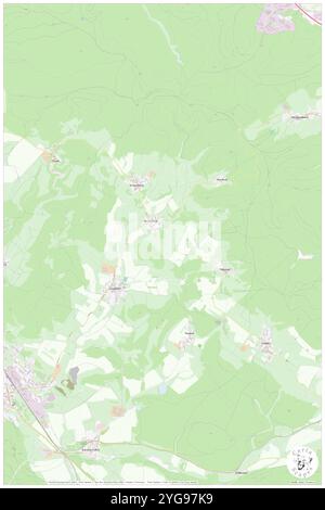 Kuhberg, DE, Deutschland, Thüringen, N 50 31' 59''', N 10 40' 0''', Karte, Karte, Karte, 2024 veröffentlicht. Erkunden Sie Cartascapes, eine Karte, die die vielfältigen Landschaften, Kulturen und Ökosysteme der Erde enthüllt. Reisen Sie durch Zeit und Raum und entdecken Sie die Verflechtungen der Vergangenheit, Gegenwart und Zukunft unseres Planeten. Stockfoto