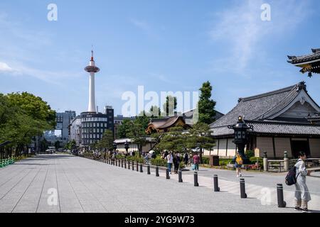 Higashi Hongan-JI Templei n Kyoto Japan Stockfoto