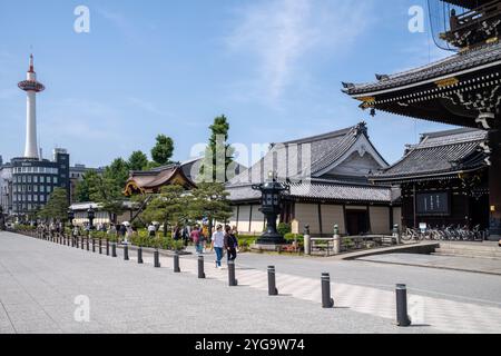 Higashi Hongan-JI Templei n Kyoto Japan Stockfoto