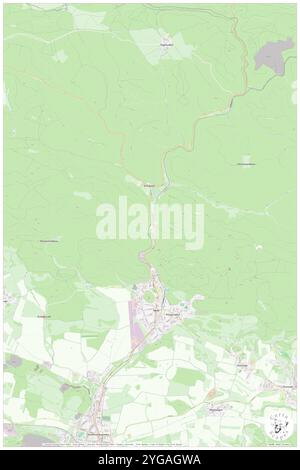 Ilfeld Bad, DE, Deutschland, Thüringen, N 51 35' 42''', N 10 47' 7''', Karte, Kartenausgabe 2024. Erkunden Sie Cartascapes, eine Karte, die die vielfältigen Landschaften, Kulturen und Ökosysteme der Erde enthüllt. Reisen Sie durch Zeit und Raum und entdecken Sie die Verflechtungen der Vergangenheit, Gegenwart und Zukunft unseres Planeten. Stockfoto