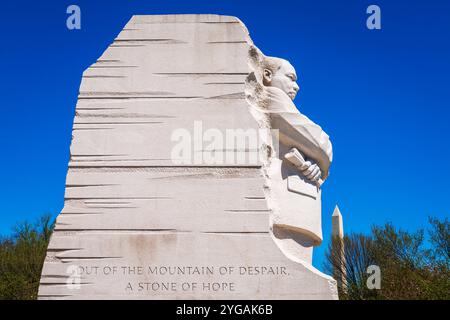 Martin Luther King Jr. Memorial, Washington, D. C, USA. (Nur Für Redaktionelle Zwecke) Stockfoto
