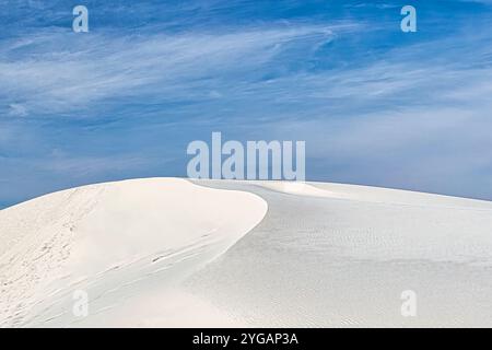 New Mexico's White Sands National Park. Stockfoto