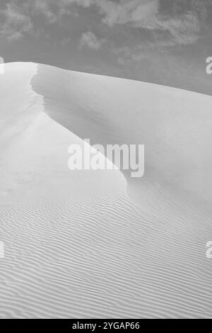 New Mexico's White Sands National Park. Stockfoto