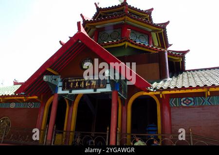 Die Cheng Ho Moschee in Surabaya ist eine chinesische muslimische Nuance, Surabaya, Ost-Java Indonesien Stockfoto