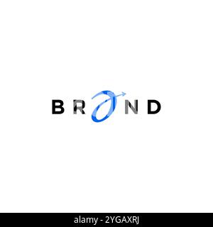 Buchstabe A mit Logo-Design für Papierebene. Papierflugzeug Fliegende Linien Formen Buchstaben ein Logo-Design. Stock Vektor