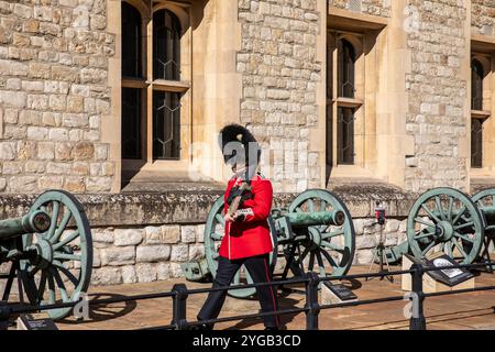 Tower of London waliser wachen Stockfoto