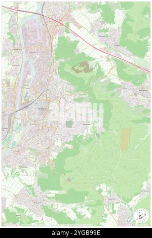 Heilbronn Pfuehlpark, Regierungsbezirk Stuttgart, DE, Deutschland, Baden-Württemberg, n 49 8' 23'', N 9 14' 28'', Karte, Cartascapes Map, veröffentlicht 2024. Erkunden Sie Cartascapes, eine Karte, die die vielfältigen Landschaften, Kulturen und Ökosysteme der Erde enthüllt. Reisen Sie durch Zeit und Raum und entdecken Sie die Verflechtungen der Vergangenheit, Gegenwart und Zukunft unseres Planeten. Stockfoto