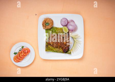 tamilnadu Spezial Chettinad Hühnchen Stockfoto