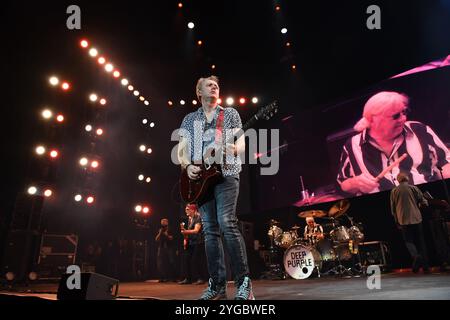 UK. November 2024. LONDON, ENGLAND – 06. NOVEMBER: Simon McBride von Deep Purple trat am 6. November 2024 in der O2 Arena in Greenwich auf. CAP/MAR © MAR/Capital Pictures Credit: Capital Pictures/Alamy Live News Stockfoto