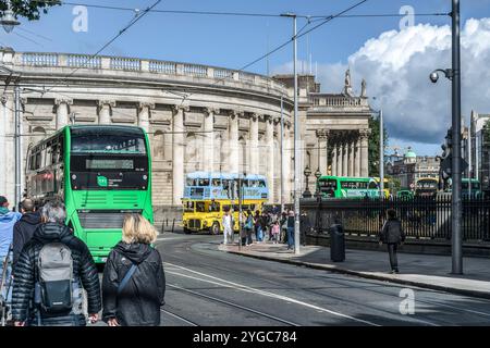 College Street. Dublin. Irland. Stockfoto