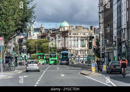 Stadtzentrum von Dublin. Stockfoto