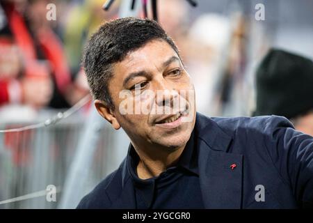 Giovane Elber GER, FC Bayern München gegen SL Benfica Lissabon, Fussball, Champions League, 4. Spieltag, Spielzeit 2024/2025, 06.11.2024 DFB/DFL-VORSCHRIFTEN VERBIETEN JEDE VERWENDUNG VON FOTOGRAFIEN ALS BILDSEQUENZEN UND/ODER QUASI-VIDEO Foto: Eibner-Pressefoto/Roger Buerke Stockfoto