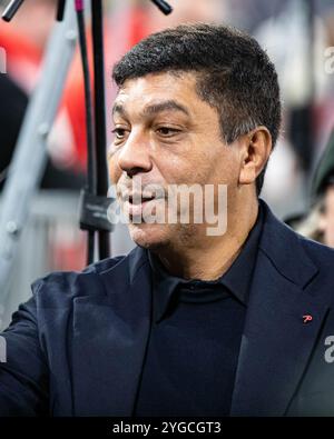 Giovane Elber GER, FC Bayern München gegen SL Benfica Lissabon, Fussball, Champions League, 4. Spieltag, Spielzeit 2024/2025, 06.11.2024 DFB/DFL-VORSCHRIFTEN VERBIETEN JEDE VERWENDUNG VON FOTOGRAFIEN ALS BILDSEQUENZEN UND/ODER QUASI-VIDEO Foto: Eibner-Pressefoto/Roger Buerke Stockfoto