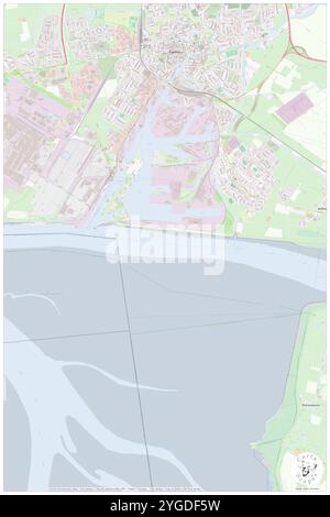 Emden-Reede, DE, Deutschland, Niedersachsen, N 53 19' 50''', N 7 12' 10''', Karte, Cartascapes Map veröffentlicht 2024. Erkunden Sie Cartascapes, eine Karte, die die vielfältigen Landschaften, Kulturen und Ökosysteme der Erde enthüllt. Reisen Sie durch Zeit und Raum und entdecken Sie die Verflechtungen der Vergangenheit, Gegenwart und Zukunft unseres Planeten. Stockfoto