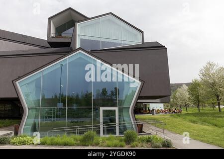 Vitra Haus, Architekten Herzog & de Meuron, Vitra Campus, weil am Rhein, Baden-Württemberg, Deutschland, Europa Stockfoto