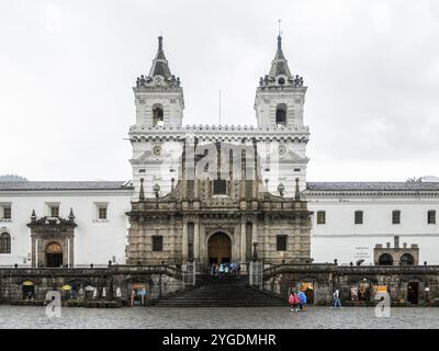 Franziskus-Kirche und Kloster, Quito, Ecuador, Südamerika Stockfoto