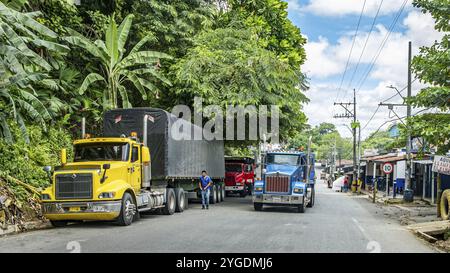 Von Medellin nach Cartagena, Kolumbien, Südamerika Stockfoto