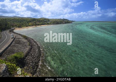 Aussicht, Maconde Aussichtspunkt, Baie du Cap, Südküste, Indischer Ozean, Insel, Mauritius, Afrika Stockfoto