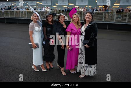 Szenen aus der Down Royal Racecourse am 2. Tag des Festival of Racing Weekend mit der Ladbrokes Champion Chase. Stockfoto