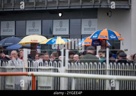 Szenen aus der Down Royal Racecourse am 2. Tag des Festival of Racing Weekend mit der Ladbrokes Champion Chase. Stockfoto