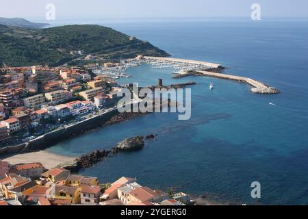 Castelsardo Golf - Sardinien - Italien - Europecastle Stockfoto