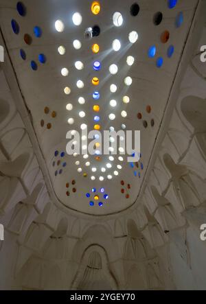 Innenraum des heißen Zimmers, Bad (Hamam) von al-Twarizi, Damaskus, Syrien Stockfoto