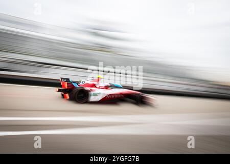 17 NATO Norman (fra), Nissan Formula E Team, Nissan e-4ORCE 05, Aktion während der Vorsaisontests der ABB FIA Formel E Weltmeisterschaft 2024-25, auf dem Circuit del Jarama vom 5. Bis 8. November 2024 in San Sebastián de los Reyes, Spanien - Foto André Ferreira / DPPI Stockfoto