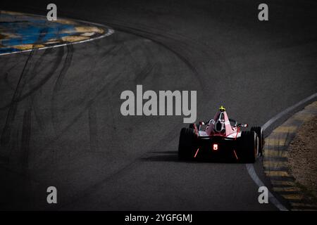 17 NATO Norman (fra), Nissan Formula E Team, Nissan e-4ORCE 05, Aktion während der Vorsaisontests der ABB FIA Formel E Weltmeisterschaft 2024-25, auf dem Circuit del Jarama vom 5. Bis 8. November 2024 in San Sebastián de los Reyes, Spanien - Foto André Ferreira / DPPI Stockfoto