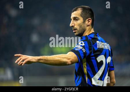 mkhitaryan henrikh fc internazionale während der Meisterliga - Inter-Arsenal FC - Mailand, Italien - 6. november 2024 Credit: Kines Milano/Alamy Live News Stockfoto