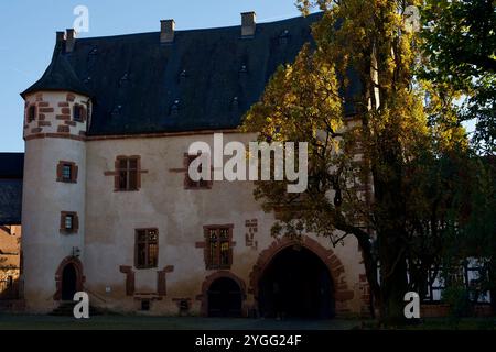 Das Schloss in Büdingen, Hessen, Deutschland. Stockfoto