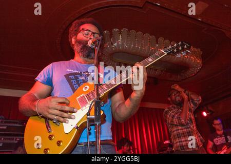 TV auf der Radio Band, Roter Salon, Berlin 28. September 2008, Deutschland. Stockfoto