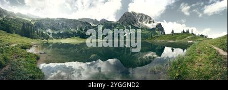 Unterer Gaisalpsee, Allgäu, Bayern, Deutschland Stockfoto