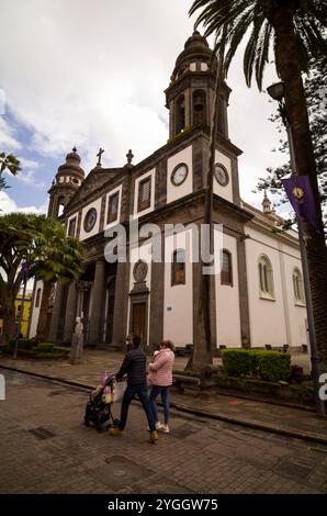 Teneriffa, Kanarische Inseln, Kanarische Inseln, Reise, Urlaub, Buenavista del Norte, Kirche Iglesia Nuestra Seniora de los Remedios Stockfoto