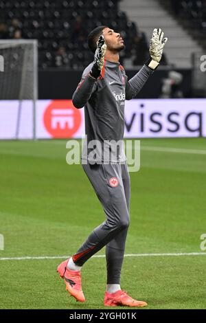 Frankfurt, Deutschland. November 2024. Fussball UEFA Europa League 4. Spieltag Eintracht Frankfurt - Rigas FS am 24.10.2024 im Deutsche Bank Park in Frankfurt Kaua Santos ( Frankfurt ) Foto: Revierfoto Credit: ddp Media GmbH/Alamy Live News Stockfoto