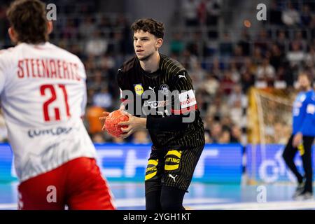 Marko GRGIC (DHB Nationalmannschaft Deutschland, #71) Handball-Nationalmannschaft Deutschland DHB (GER) vs. Handball Schweiz Suisse (SUI), Handball, Maenner, EHF EURO Qualifikation, 1. Spieltag, Spielzeit 2024/2025, 07.11.2024 Foto: Eibner-Pressefoto/Oliver Schmidt Stockfoto