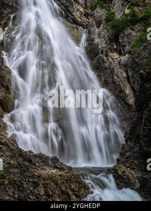 Am Höhenbach oberhalb des Holzgaus im Oberen Lechtal Stockfoto