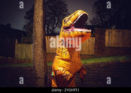 Halloween 2024 Kostüme und Dekorationen Stockfoto