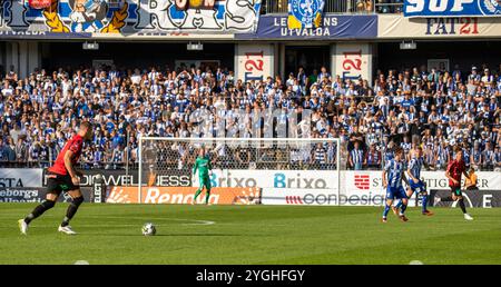 Göteborg, Schweden. September 2023. Brommapojkarna mit Freistoß im Spiel gegen IFK Göteborg. Stockfoto