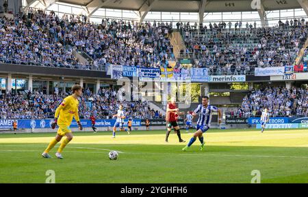 Göteborg, Schweden. September 2023. Moment im Spiel zwischen IFK Göteborg und Brommapojkarna. Kredit: Per Ljung/Alamy Live News Stock Stockfoto