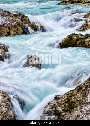 Regnerischer Spätsommertag im Hinterrißtal Stockfoto