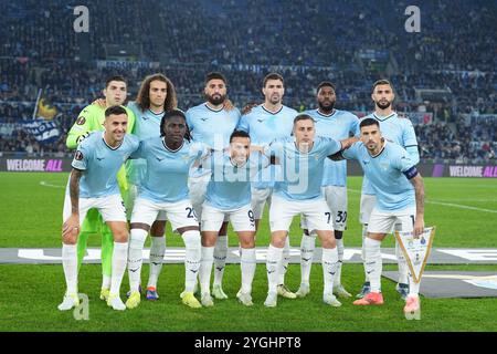 Roma, Italien. November 2024. Lazio während der UEFA Europa League Einzelgruppe zwischen Lazio und Porto im Olympiastadion in Rom, Italien - Donnerstag, 7. November 2024 - Sport Soccer (Foto: Alfredo Falcone/LaPresse) Credit: LaPresse/Alamy Live News Stockfoto